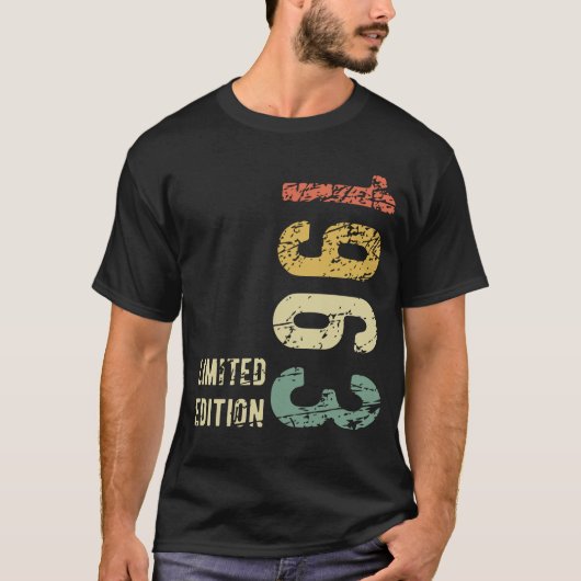 61e verjaardagscadeau 1963 Limited Edition 61 jaar T-shirt (Voorkant)