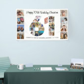 61e verjaardagsfeest Nummer 61 Fotocollage Spandoek (Beurs)