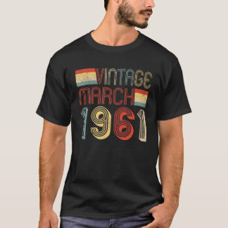 61St. Birthday Decoration 61 Year Old Gift T-shirt