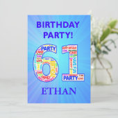 61st de Uitnodiging van de Partij van de Geboorted (Staand voorkant)