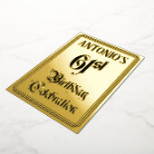 61st verjaardag Partij — Legant Manuscript + de Na Folie Uitnodiging (Gedraaid)