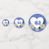 61ste bruiloft Jubileum Confetti (Voorkanten)