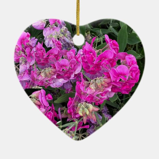 61ste bruiloft Jubileum Keramisch Ornament (Achterkant)