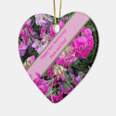 61ste bruiloft Jubileum Keramisch Ornament (Links)