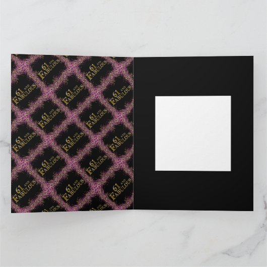 61ste verjaardag kaart (Binnen)