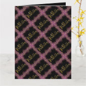 61ste verjaardag kaart (Gele Bloem)