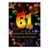 61ste verjaardag nog steeds springend (Voorkant)