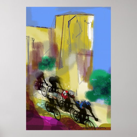 62110 Bike Race Poster (Voorkant)