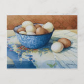 6293 Eieren in Enamelware Bowl Briefkaart (Voorkant)