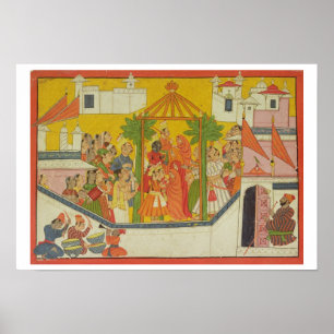 62.2445 The marriage of Rama and his brothers from Poster