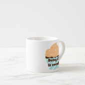 62 is zoete T-shirts en cadeautjes Espresso Kop (Voorkant rechts)