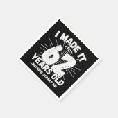 62 Jaar Oud Sarcastisch Meme Grappig 62e Verjaarda Servet (Hoek)