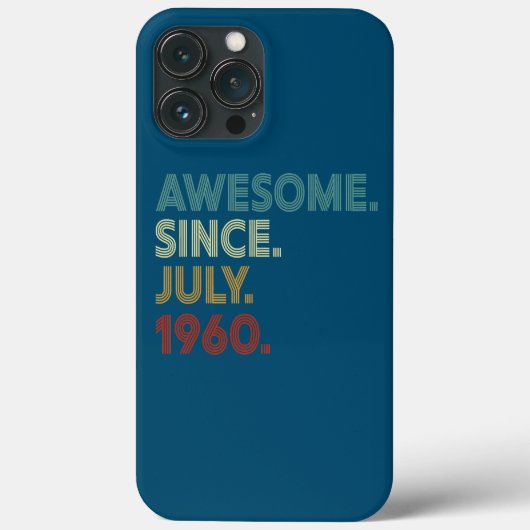 62 jaar oude 62e verjaardag Decoraties Geweldige s Case-Mate iPhone Case (Achterkant)