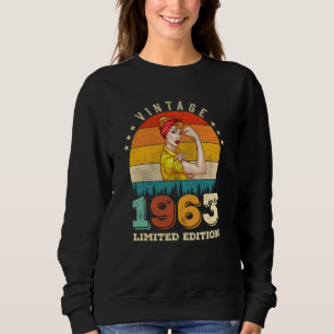 62 jaar oude Bday 1963 62e Verjaardag Vrouwen Trui