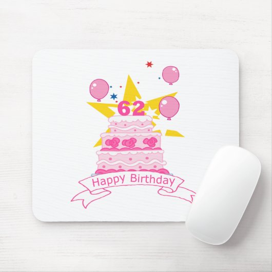 62 jaar oude vogelbeker muismat (Met muis)