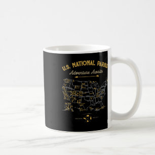 62 Nationale Parken Kaart Cadeaus Ons Park Vintage Koffiemok