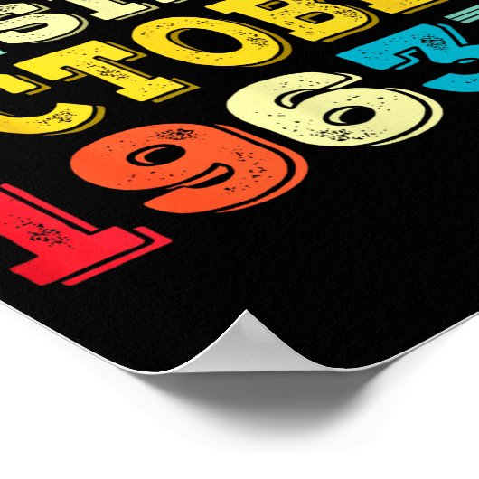 62 Years Old Awesome Since October 1963 62nd Birth Poster (Hoek)