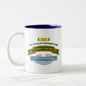62d IPCT - 1e Cavalry Tweekleurige Koffiemok (Links)