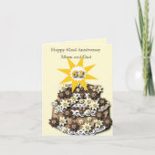 62e bruiloft Jubileum Kaart (Voorkant)