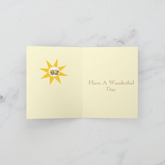 62e bruiloft Jubileum Kaart (Binnen)