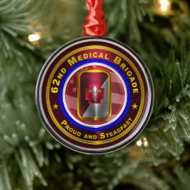 62e Kerstmis medisch brigade Metalen Ornament