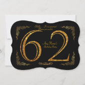 62e verjaardag, 62e verjaardag, geweldige Gatsby,  Kaart (Voorkant)