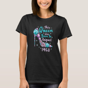 62e verjaardag Deze koningin werd geboren in Augu T-shirt