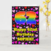 62e verjaardag: Het liefhebbende Kunstpatroon, Reg Kaart (Gele Bloem)