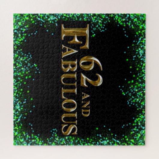 62e verjaardag legpuzzel (Horizontaal)