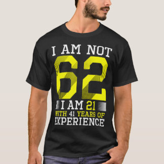 62e verjaardag Man Vrouw 62 jaar oud cadeau T-shirt
