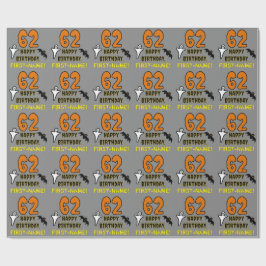 62e verjaardag: Spooky Halloween Thema, aangepaste Cadeaupapier