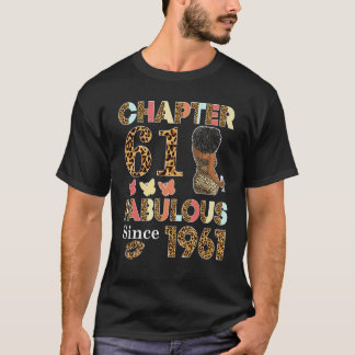 62Fabulous Sinds 196162nd Verjaardag Vrouwen Liefd T-shirt