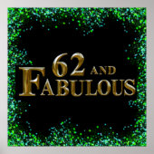 62ste verjaardag  poster (Voorkant)