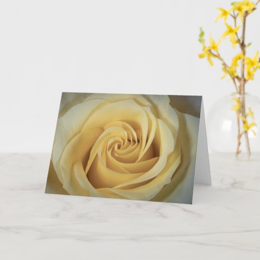 6363-Yellow Rose Kaart (Gele Bloem)