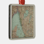 6364 Zweden, Zuid-Noorwegen Metalen Ornament (Rechts)