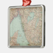 6364 Zweden, Zuid-Noorwegen Metalen Ornament (Links)