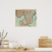 6364 Zweden, Zuid-Noorwegen Poster (Keuken)