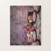 6371-Trouwkoptafel voor bruid en bruidegom puzzel Legpuzzel (Verticaal)