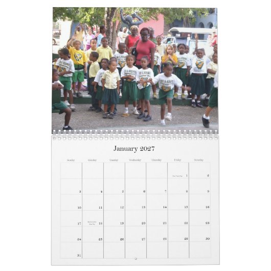637, Caribische agenda van 2009 Kalender (Jan 2027)