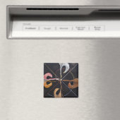 6386-Hilma af Klint Group IX SUW Swan No.7 Magneet (Insitu (Vaatwasser))