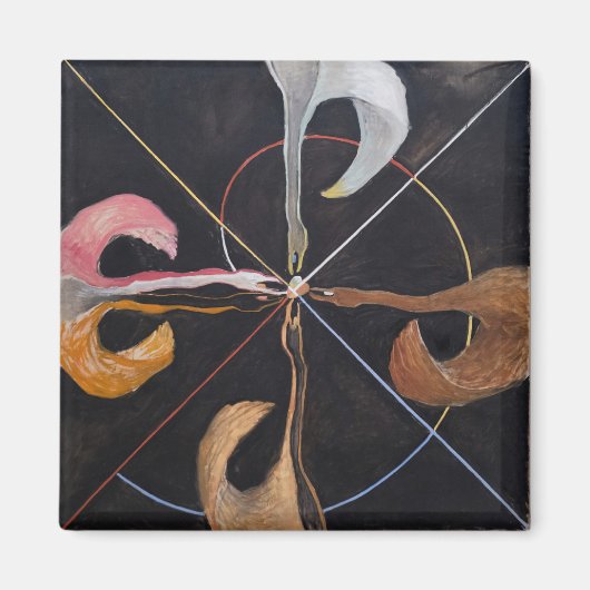 6386-Hilma af Klint Group IX SUW Swan No.7 Magneet (Voorkant)