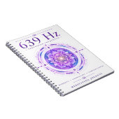 639 Hz Solfeggio Frequentie Notitieboek – Harmony (Rechterzijde)