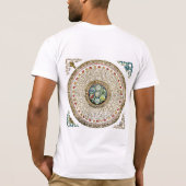 [63.3] Ronde Tibetaanse "OM" Mantra Mandala T-shirt (Achterkant)