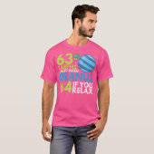 63 Aardes passen in Uranus Funny Astronomie T-shirt (Voorkant volledig)
