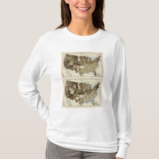 63 Belastingen, schulden 1890 T-shirt (Voorkant)