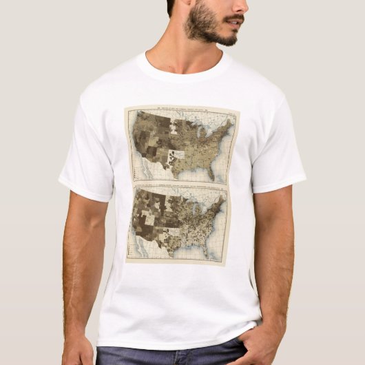 63 Belastingen, schulden 1890 T-shirt (Voorkant)