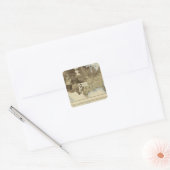 63 Belastingen, schulden 1890 Vierkante Sticker (Envelop)