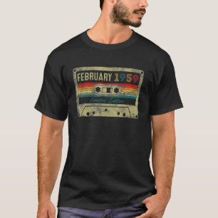 63 februari Cassettebandje 63Rd Birthday Decoratio T-shirt
