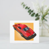 63 Gesplitst venster Redon Yellow Briefkaart (Staand voorkant)