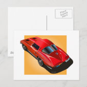 63 Gesplitst venster Redon Yellow Briefkaart (Voorkant / Achterkant)